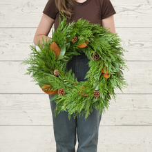 Load image into Gallery viewer, Hand-crafted Grapevine Holiday Wreaths