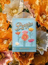 Load image into Gallery viewer, Vintage Rainbow Poppies (Success) - Floriography Seed Packet