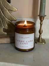 Load image into Gallery viewer, 8oz Candy Cane Lane Candle