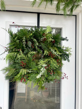 Load image into Gallery viewer, Hand-crafted Grapevine Holiday Wreaths