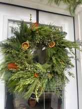 Load image into Gallery viewer, Hand-crafted Grapevine Holiday Wreaths