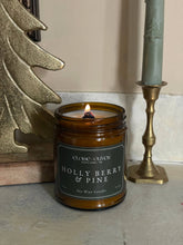 Load image into Gallery viewer, 8oz Holly Berry and Pine Candle