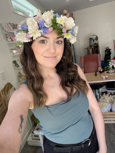 Fresh Floral Crown (Adult Size)