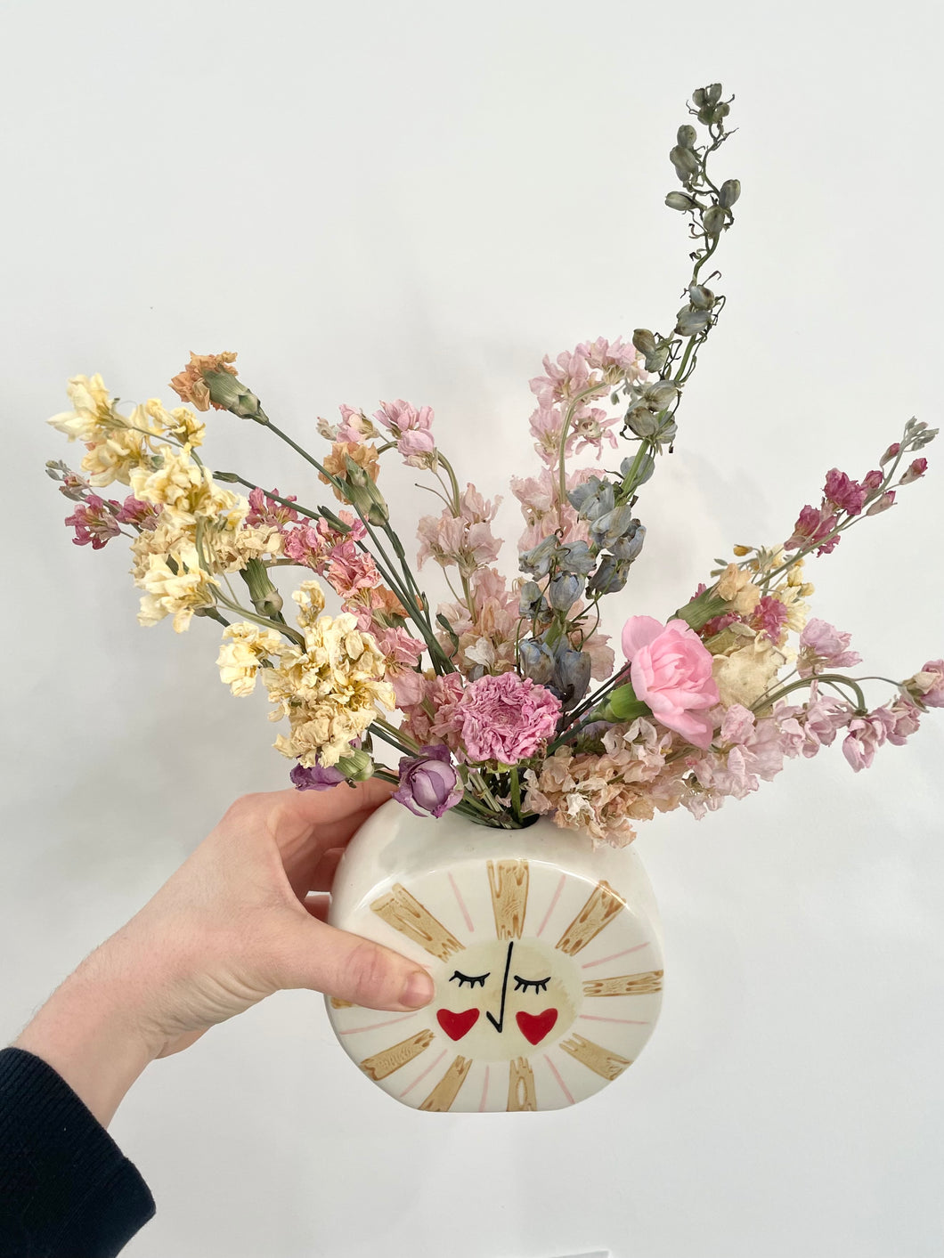 Sunshine Dried Floral Budvase