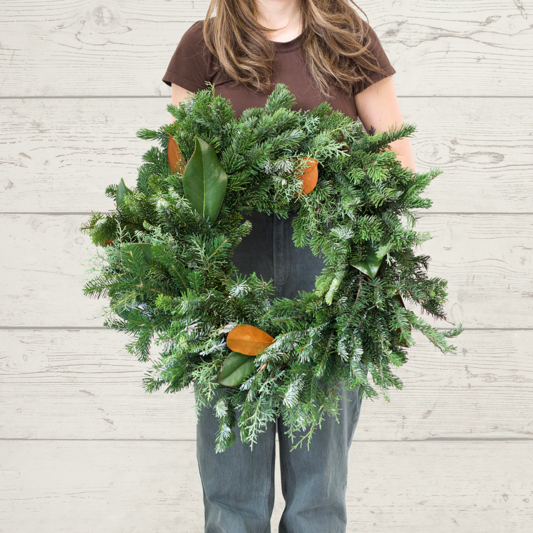 Hand-crafted Grapevine Holiday Wreaths