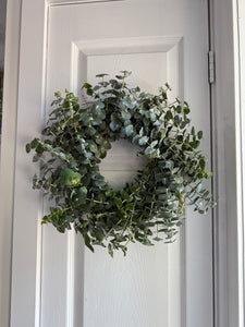 12” Fresh Eucalyptus Grapevine Wreath