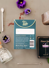 Load image into Gallery viewer, Edible Flowers (Charm) - Seed Packet &amp; Cocktail Recipe
