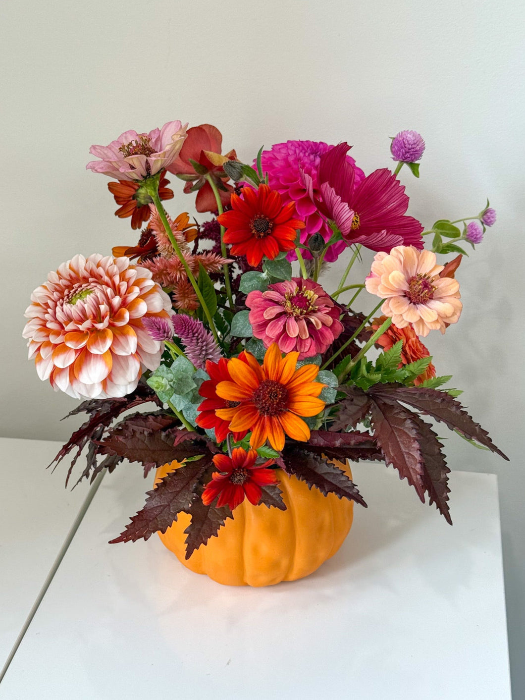 Pumpkin Centrepiece (Orange Ceramic Pumpkin!)