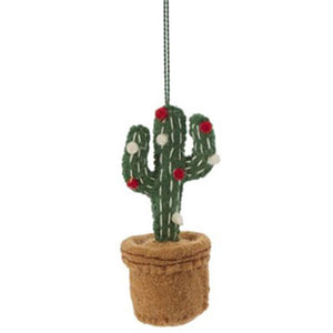 Festive Cactus Ornament