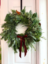 Load image into Gallery viewer, Fresh Holiday Hand-Crafted Wreaths
