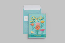 Load image into Gallery viewer, Vintage Rainbow Poppies (Success) - Floriography Seed Packet
