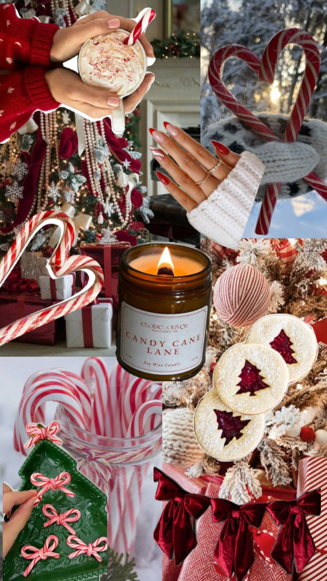 8oz Candy Cane Lane Candle