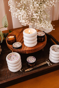 Fleurette- 8 oz Reusable candle - Primrose & Willow Florals