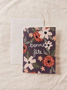 Bonne Fête Greeting Card - Primrose & Willow Florals