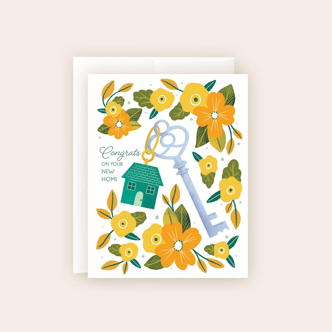 Congrats New Home Card - Primrose & Willow Florals