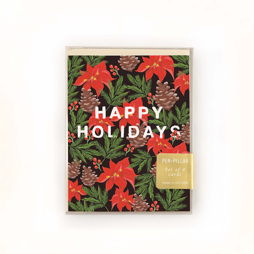 Festive Forest Holiday Card - Set of 8