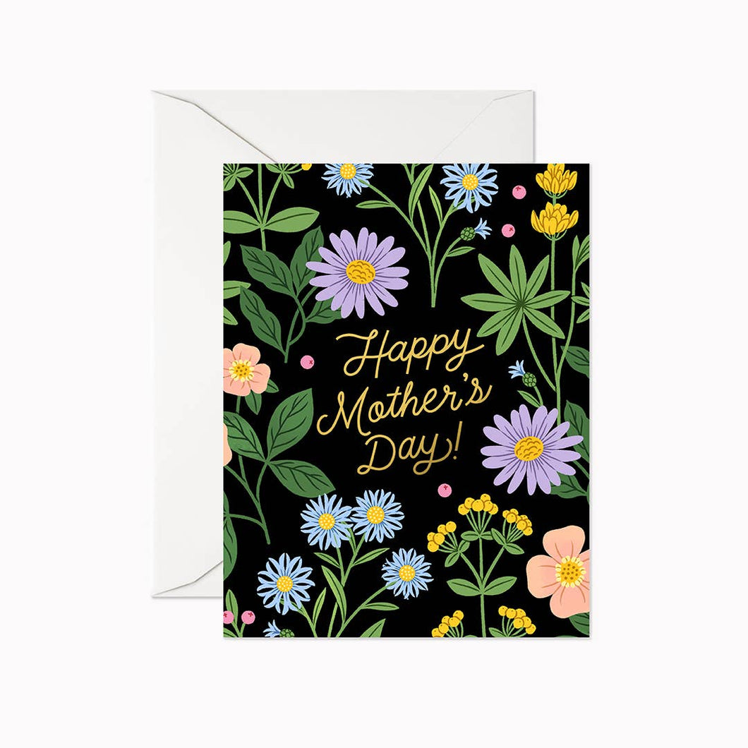 Happy Mother's Day Wildflowers Card