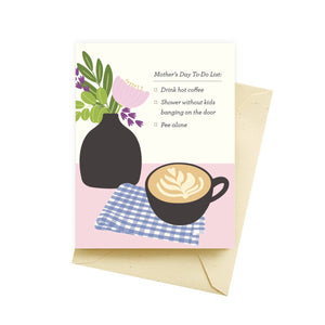 To Do List Mothers Day Card