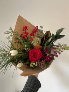 (PRE-ORDER) Holiday Hand-Tied Bouquet